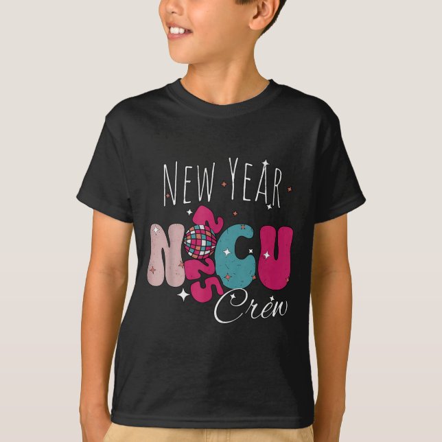Camiseta New Year Nicu Nurse Crew Celebration Uni-adults -  (Anverso)
