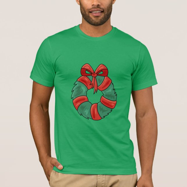 Camiseta New Year Wreath (Anverso)