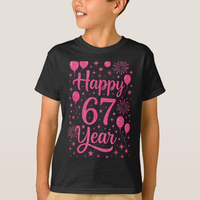 Camiseta New Year's Eve 2026 Happy 67 Year Gen Z Funny Meme (Anverso)