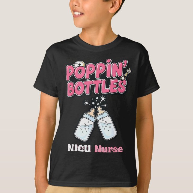 Camiseta New Years Shirt, Nurse Png Bottles For The New Yea (Anverso)