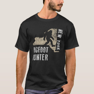 Camiseta New York Bigfoot Hunter Funny Sasquatch Gift