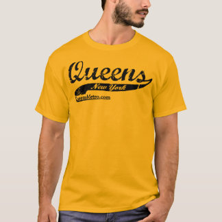 Camiseta - New York City NY - letras negras criadas Queens