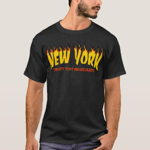 Camiseta New York City NYC Flama clásico