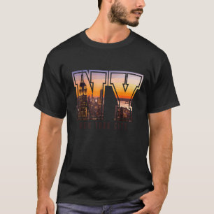 Camiseta New York City NYC NY Skyline USA Souvenir
