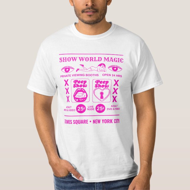 Camiseta New York City Peepshow Times Square (Anverso)