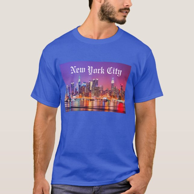 Camiseta New York City Skyline (Anverso)