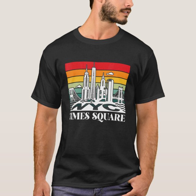 Camiseta New York City Times Square Souvenir NY Tourist Sou (Anverso)