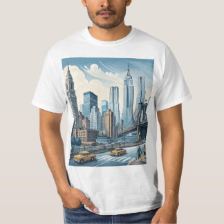 Camiseta New York Cityscape Tee