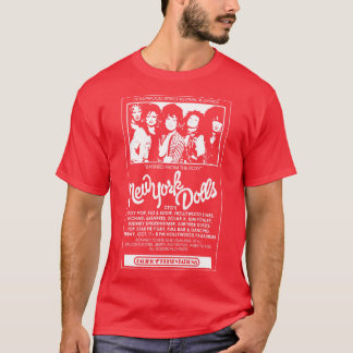 Camiseta New York Dolls Show Poster
