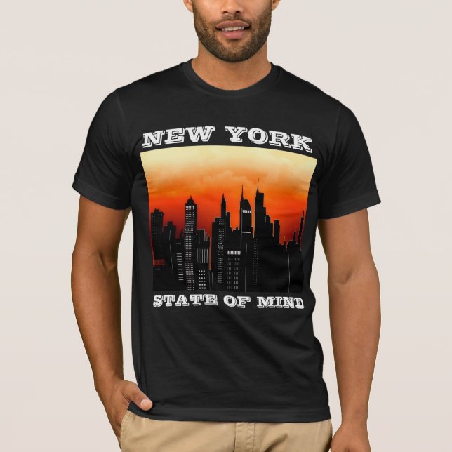 CAMISETA NEW YORK ESTADO DE ÁNIMO (Anverso)