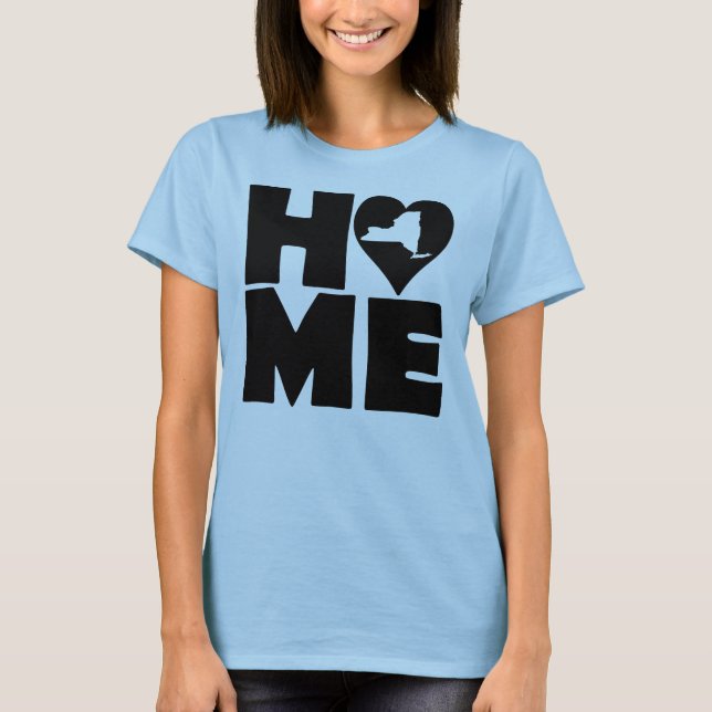 Camiseta New York Home Heart State Tees (Anverso)