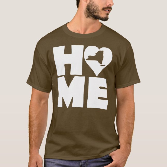 Camiseta New York Home Heart State Tees (Anverso)