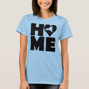 Camiseta New York Home Heart State Tees T-Shirt