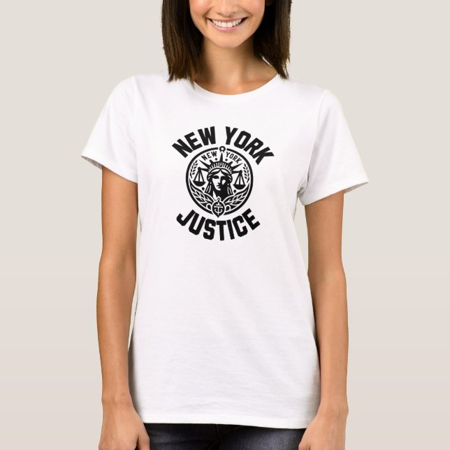 Camiseta New York Justice, New York Strong (Anverso)