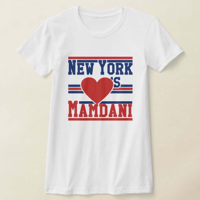 Camiseta New York Loves Mayor Zohran Mamdani NYC (Distribución)