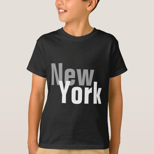 Camiseta New York Mens Basic Dark _1  (Anverso)