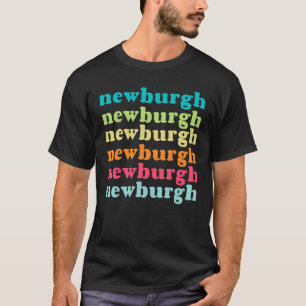 Camiseta New York New York Colorful Repeating Text