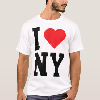 Camiseta New York NY Throwback Design Classic Heart