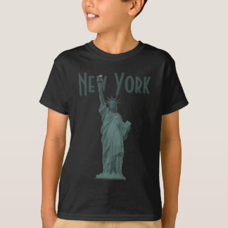 Camiseta New York T-Shirt Kid's Statue of Liberty Organic