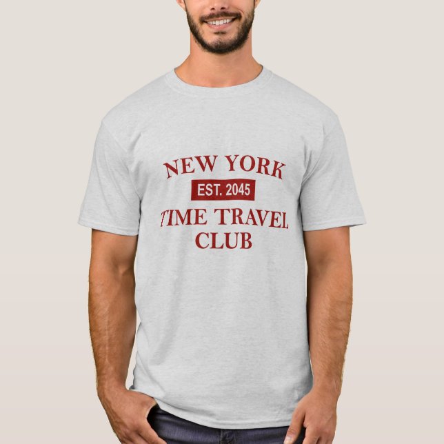 Camiseta New York Time Travel Club Men's T-shirt (Anverso)