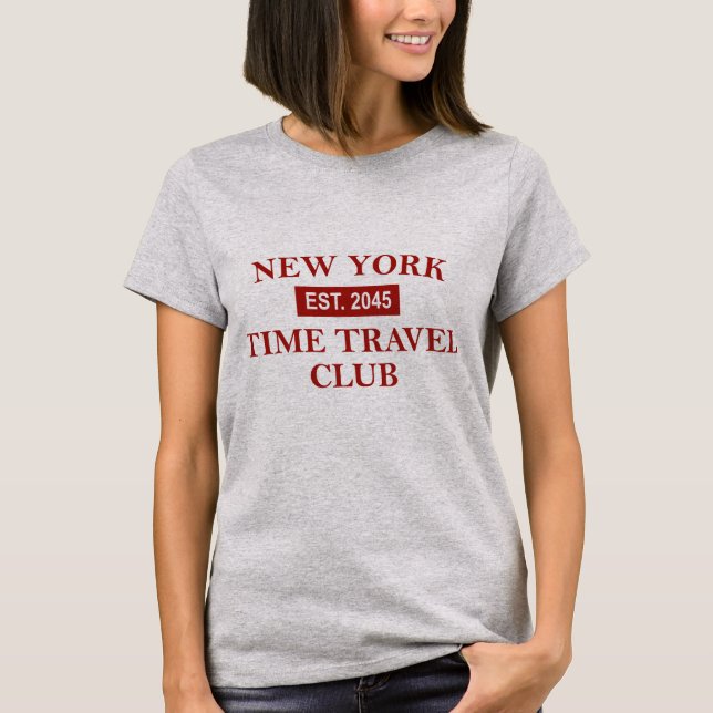 Camiseta New York Time Travel Club Women's T-shirt (Anverso)