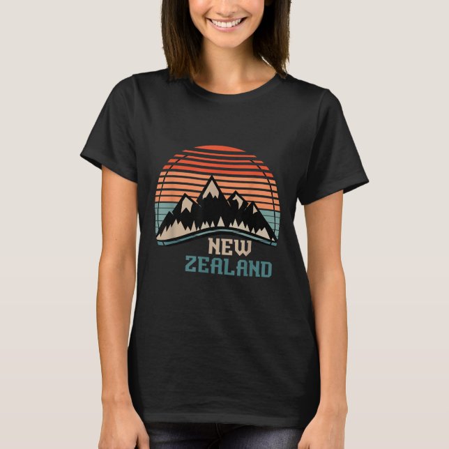 Camiseta New Zealand Mountain Hiking Gift New Zealand  (Anverso)