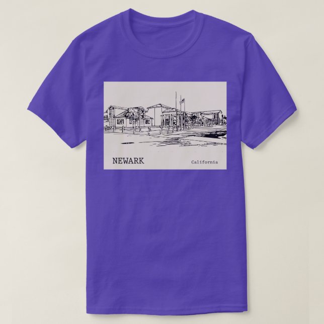 Camiseta Newark California TShirt 1 (Diseño del anverso)
