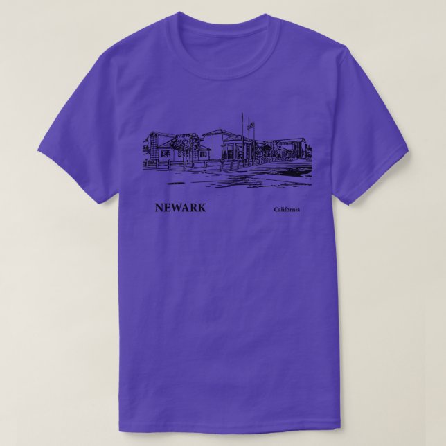 Camiseta Newark California TShirt 3 (Diseño del anverso)