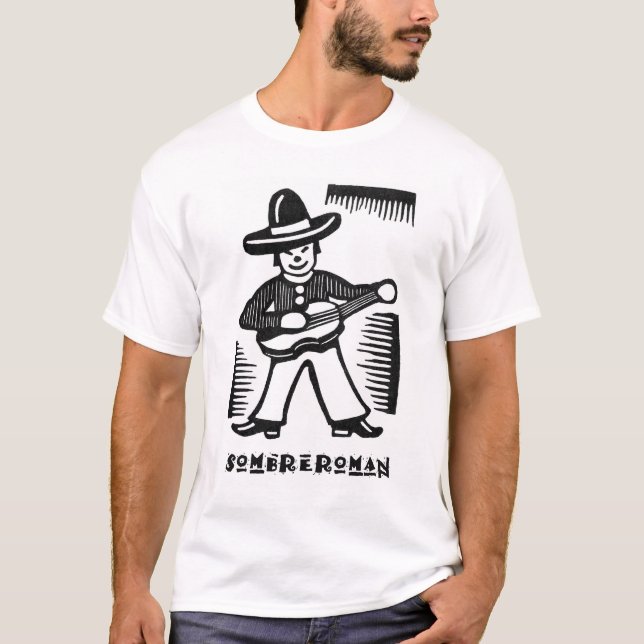 Camiseta newartsweb - Sombreroman (picante del musica) (Anverso)