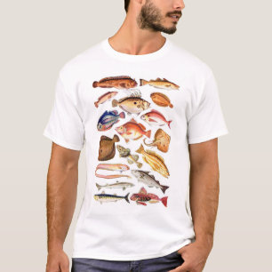 Camiseta newartsweb - tan muchos pescados, tan poca hora