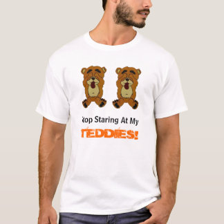 Camiseta ¡NEWBEARS, parada que mira fijamente mi, PELUCHES!