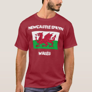 Camiseta Newcastle Emlyn, Gales con bandera galesa