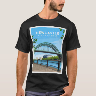 Camiseta Newcastle Tyne Bridge Tyne Y Wear En Inglaterra