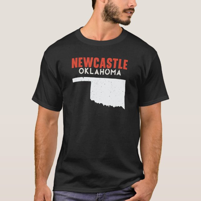 Camiseta Newcastle USA State America Travel Oklahoman (Anverso)