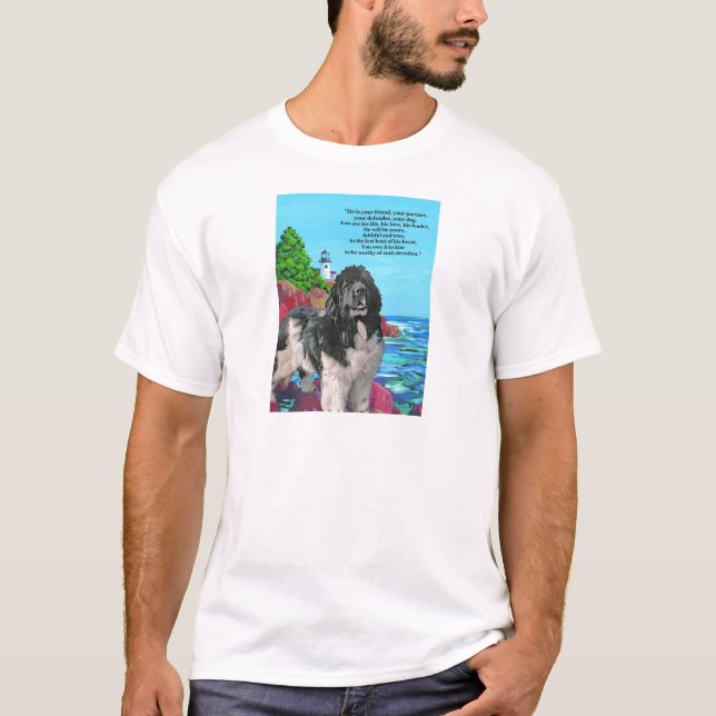 CAMISETA NEWF Y LIGHTHOUSE (Anverso)