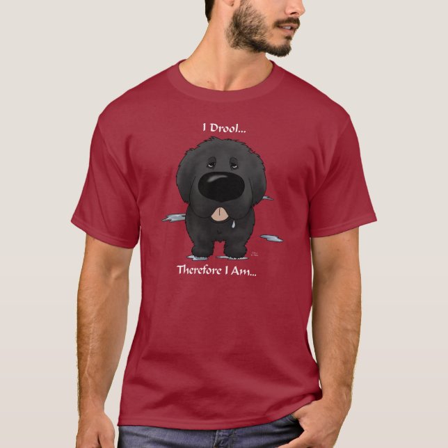Camiseta Newfie - Drool (Anverso)