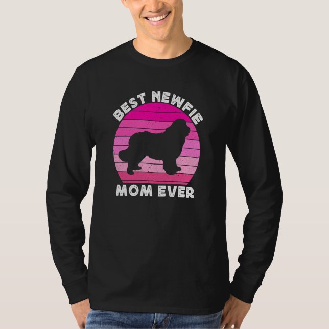 Camiseta Newfie Mama Mom For Women Newfy Newfoundland Dog M (Anverso)