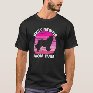 Camiseta Newfie Mama Para Mujeres Newfy Newfoundland Dog M