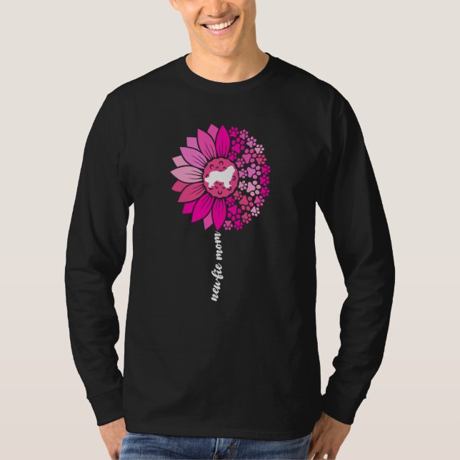 Camiseta Newfie Mom For Women Newfy Newfoundland Dog Mom Su (Anverso)