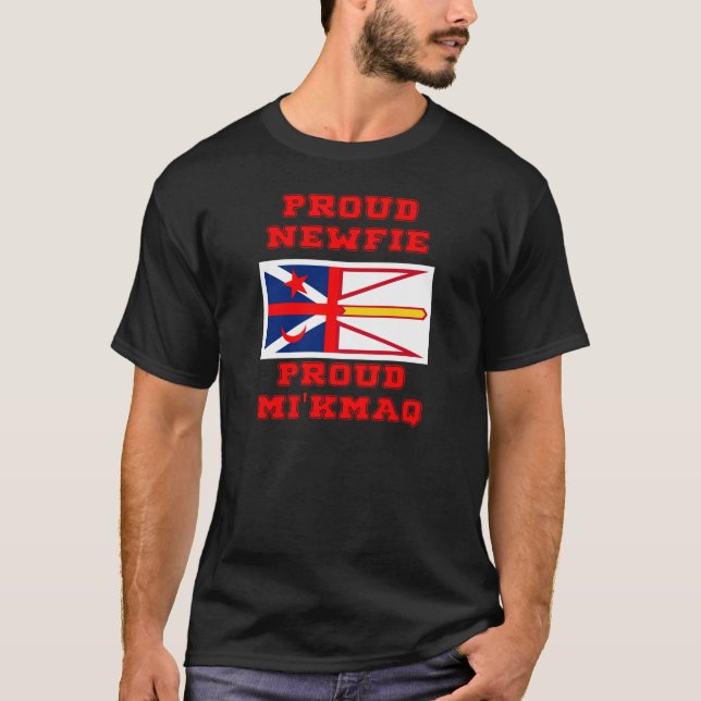 CAMISETA NEWFIE ORGULLOSO MI'KMAQ ORGULLOSO (Anverso)
