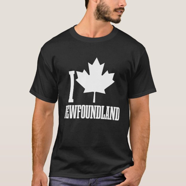 Camiseta Newfoundland Canada Maple Leaf Red Canadian Flag P (Anverso)