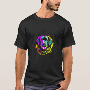 Camiseta Newfoundland Pop Art I Dog Lover I Splash Art Newf