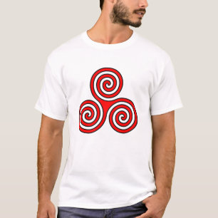 Camiseta newgrange espiral triple de la diosa del símbolo,