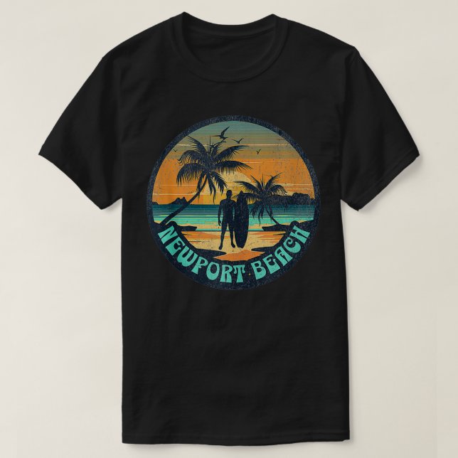 Camiseta Newport Beach (Diseño del anverso)
