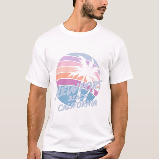 Camiseta Newport Beach California (Anverso)