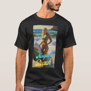 Camiseta Newport Beach California Parasdise Beauty Woman