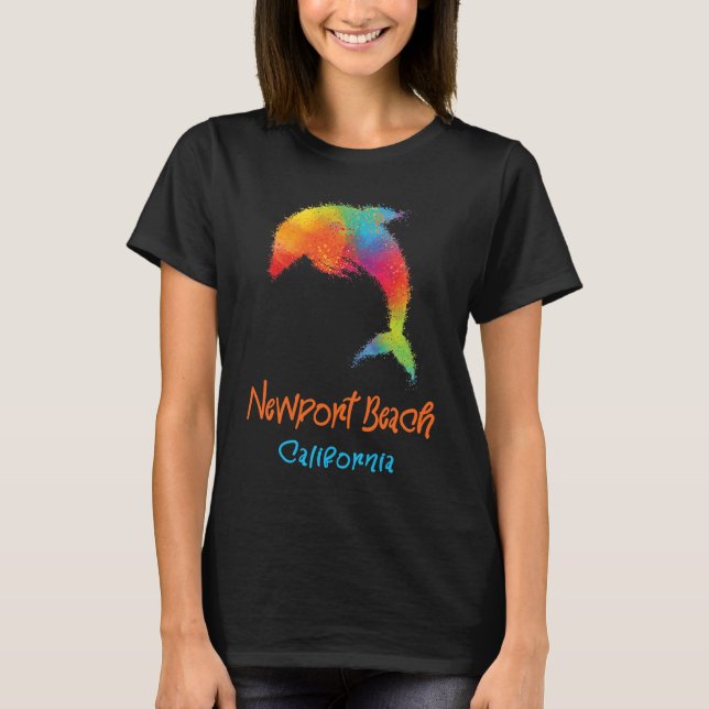 Camiseta Newport Beach  California  Souvenir (Anverso)
