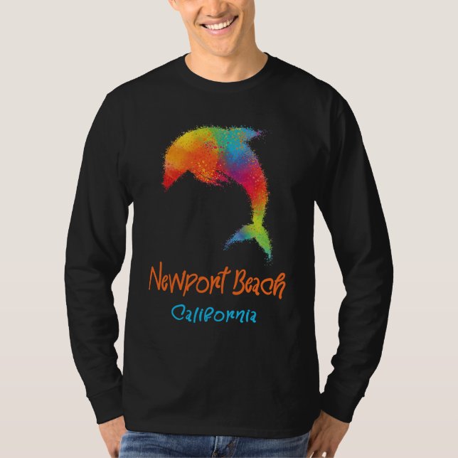 Camiseta Newport Beach  California  Souvenir (Anverso)