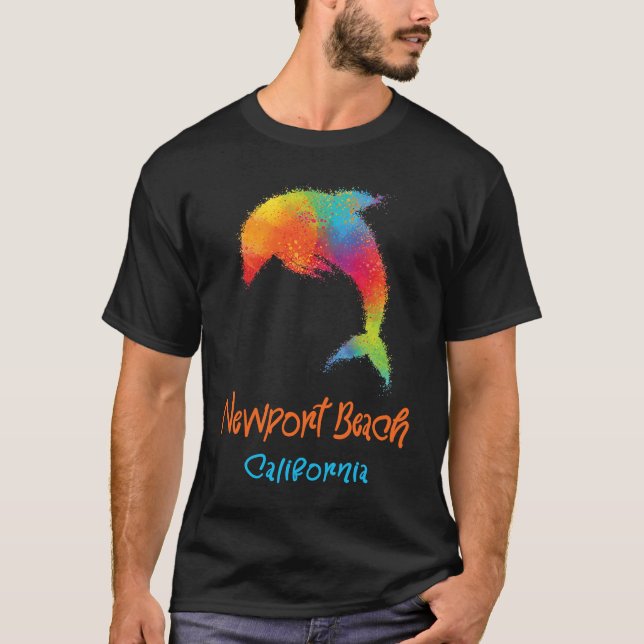 Camiseta Newport Beach  California  Souvenir (Anverso)