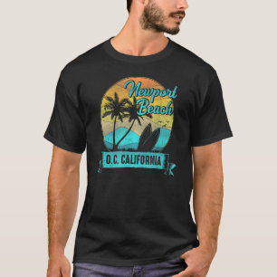 Camiseta Newport Beach Naranja County California Surfing